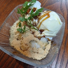 白玉黒みつきなこ　アイスつき