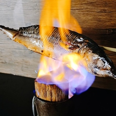 大トロサバの一本焼き
