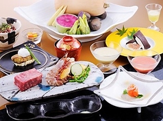 鉄板焼創作ダイニング極のコース写真