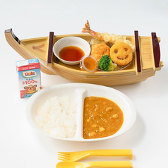 おこさま天ぷら カレーセット