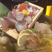【瀬戸内鮮魚のお刺身】姫路は海に近く、瀬戸内は栄養分の豊富な海としても知られており、良い魚がたくさん獲れます。昼網の鮮魚を贅沢にどうぞ！