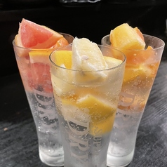 人気【凍結フルーツサワー】3種類準備しております♪