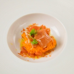 赤ピーマンのババロア