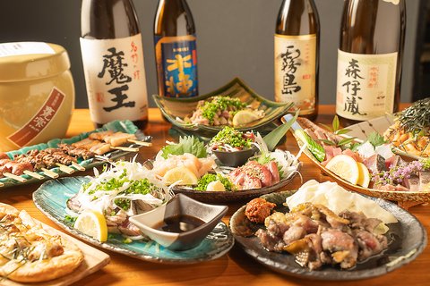 【個室完備】地鶏や串、郷土料理などの絶品料理をご提供！宴会やデートにおすすめ♪