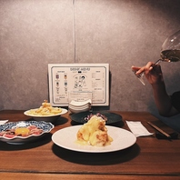 お料理に合うお酒も多数取り揃えております。