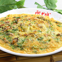 台湾風カキと玉子チヂミ焼き