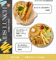 ホットドッグ&ポテト