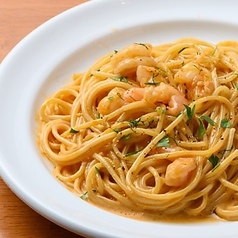 海老とクリームの濃厚スパゲティ