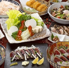 藁焼き鰹たたき明神丸 松山二番町店のコース写真