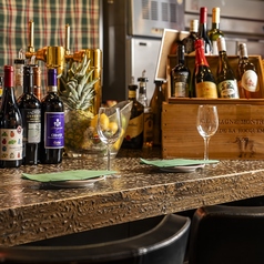 BARカウンターで大人のデートも楽しめます！