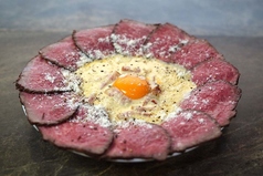 【ご予約限定】1/4〜期間限定♪♪一枚麺のサーロイン肉ボナーラ　1台2900円の写真