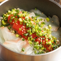 博多真鯛と明太子の絶品土鍋飯！贅沢な香りと旨味を堪能