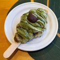 料理メニュー写真 抹茶クロッフル　Green tea Croffle