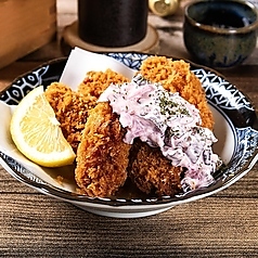 カキフライ柴漬けタルタル