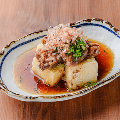 揚げ出し肉豆腐