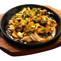カキの黒胡椒鉄板焼き