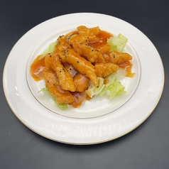 白身魚の甘酢あんかけ