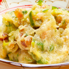 イカの塩辛なめろう