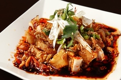 よだれ鶏（蒸し鶏の辛味だれ）