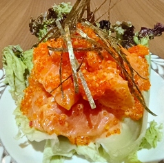 サーモンとトビッコのプチプチ