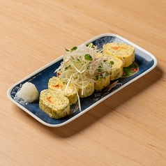 あおさと明太の出し巻き玉子