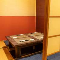 掘りごたつ個室ご用意しております♪