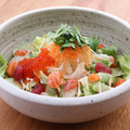 料理メニュー写真&nbsp;海鮮三味サラダ～いくら醤油漬け～