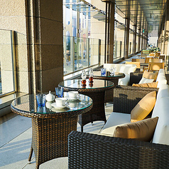 テラスはペットもOK!!