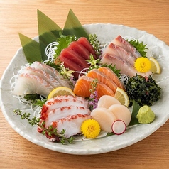 鮮魚の盛り合わせ五点盛
