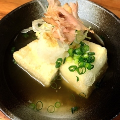 おでんの出汁の揚げだし豆腐