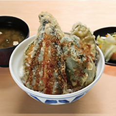 釧路産　トロ鰯天丼