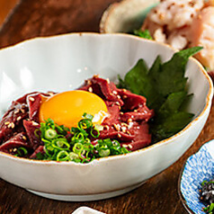 牛ハツのユッケ