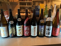 豊富な日本酒・焼酎