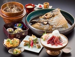 駿河の旬の味覚を愉しんで頂けるコース。焼津・由比から揚がる天然地魚や静岡の特産品をお楽しめます