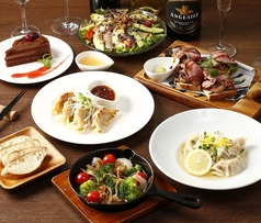 府中餃子バル あわ屋のコース写真