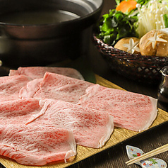 ＜出汁しゃぶセット＞一番人気メニューお肉多め♪鹿児島黒牛リブロースセット(160g)の写真
