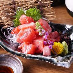 本まぐろ中落ち刺身