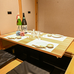 心地よく過ごして頂きたいので掘り炬燵席を完備。プライベートの宴会にも最適です。