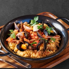 魚介のパエリア