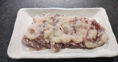 塩にんにくハラミ/牛ハラミ/牛ホルモンの鉄板焼き
