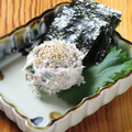 料理メニュー写真&nbsp;焼鯖といぶりがっこのチーズ和え