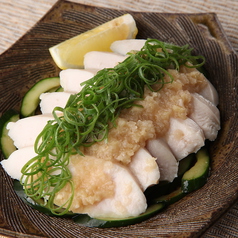 みやざき地頭鶏冷製むね肉　ネギ生姜