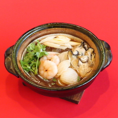 海鮮と春雨のかきオイル煮込み