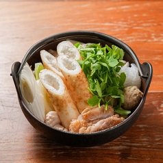 秋田名物 比内地鶏のきりたんぽ鍋
