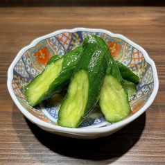 自家製きゅうりからし漬け