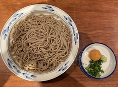 海老と旬菜の天ざる蕎麦
