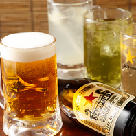 ドリンク大充実！毎日単品飲み放題＆ハッピーアワー開催