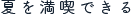 夏を満喫できる