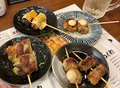 焼鳥と豚肉野菜巻き串　焼きんしゃい長居店: ヒロフミさんの2026年06月29日の1枚目の投稿写真