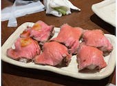 全120種肉寿司×ローストビーフ食べ飲み放題 個室肉バル アモーレ 横浜鶴屋町店: ぴよぴよさんの2023年11月の1枚目の投稿写真